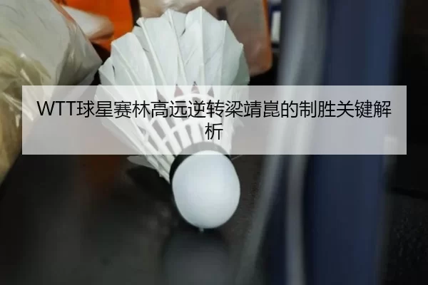 WTT球星赛林高远逆转梁靖崑的制胜关键解析